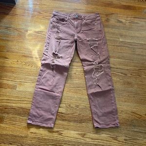 American Eagle Tom girl super stretch jeans